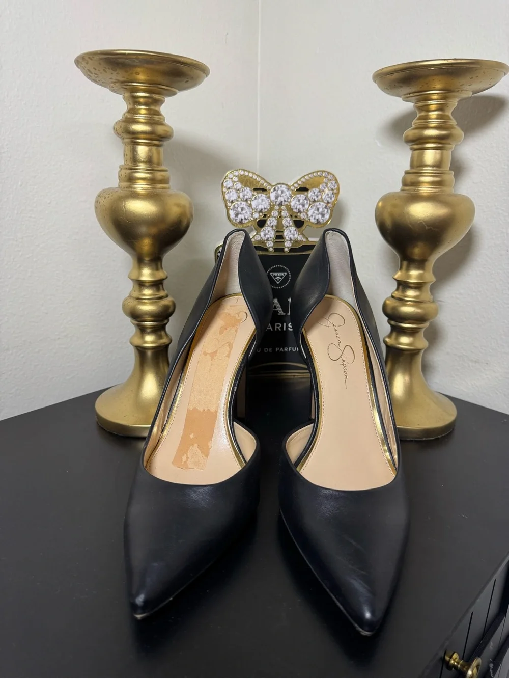 Jessica Simpson Black Prizma D'Orsay Pump